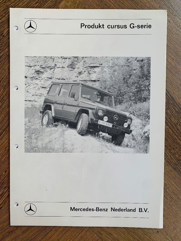 Nederlands intern cursus"boek" Mercedes-Benz G-klasse 1990, Nieuw, Mercedes-Benz, Mercedes, Ophalen of Verzenden