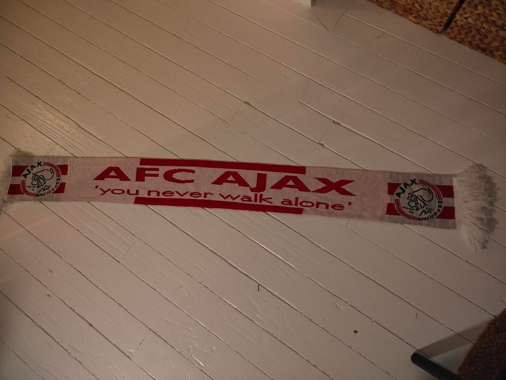 Ajax Sjaal, Verzamelen, Sportartikelen en Voetbal, Ophalen of Verzenden, Zo goed als nieuw, Ajax, Vaantje of Sjaal