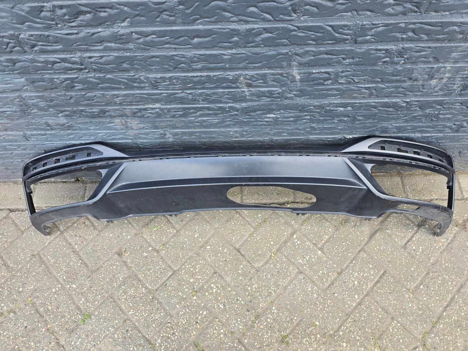Achterbumper difussor Audi A4 8W B9 facelift S-line bj 19-24, Audi, Gebruikt, Achter, Bumper