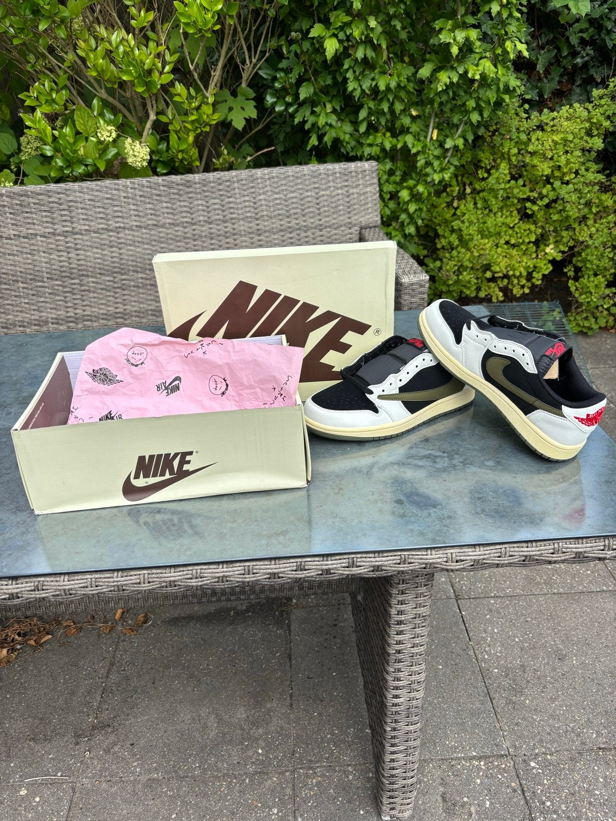Nieuwe ongedragen sneakers - Zwart/Wit/Olijfgroen, Zwart, Nieuw, Ophalen of Verzenden, Sneakers of Gympen