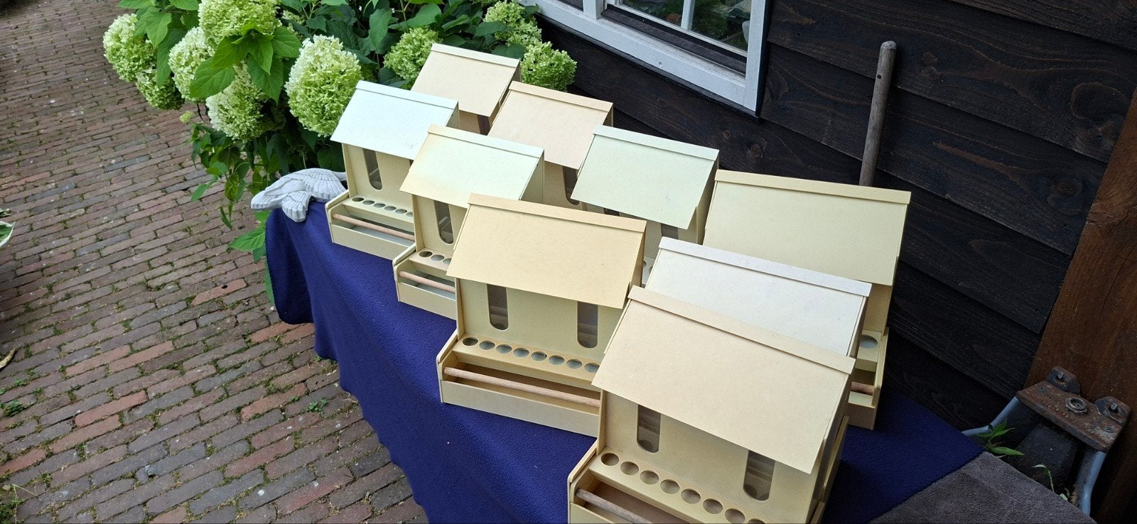 kunststof voersilo's, Dieren en Toebehoren, Ophalen, Gebruikt, Kooi-accessoires
