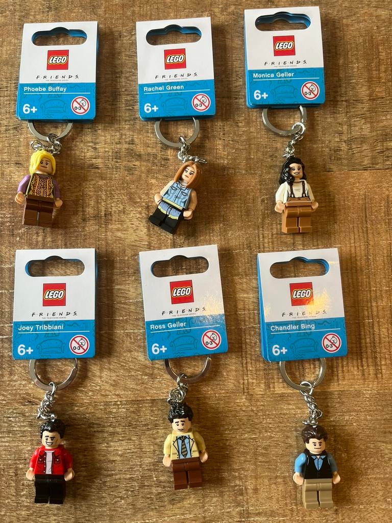 Lego Freinds Sleutelhanger x6, Kinderen en Baby's, Speelgoed | Duplo en Lego, Nieuw, Ophalen of Verzenden