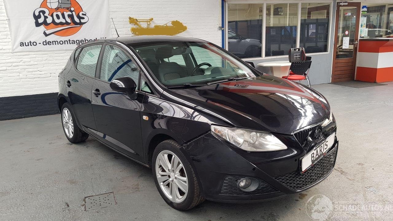 SEAT Ibiza 1.4 16V 4DRS BENZ 1.390CC 63KW 86PK (bj 2008), Auto diversen, Zwart, Handgeschakeld, Service@seat.de, 1390 cc