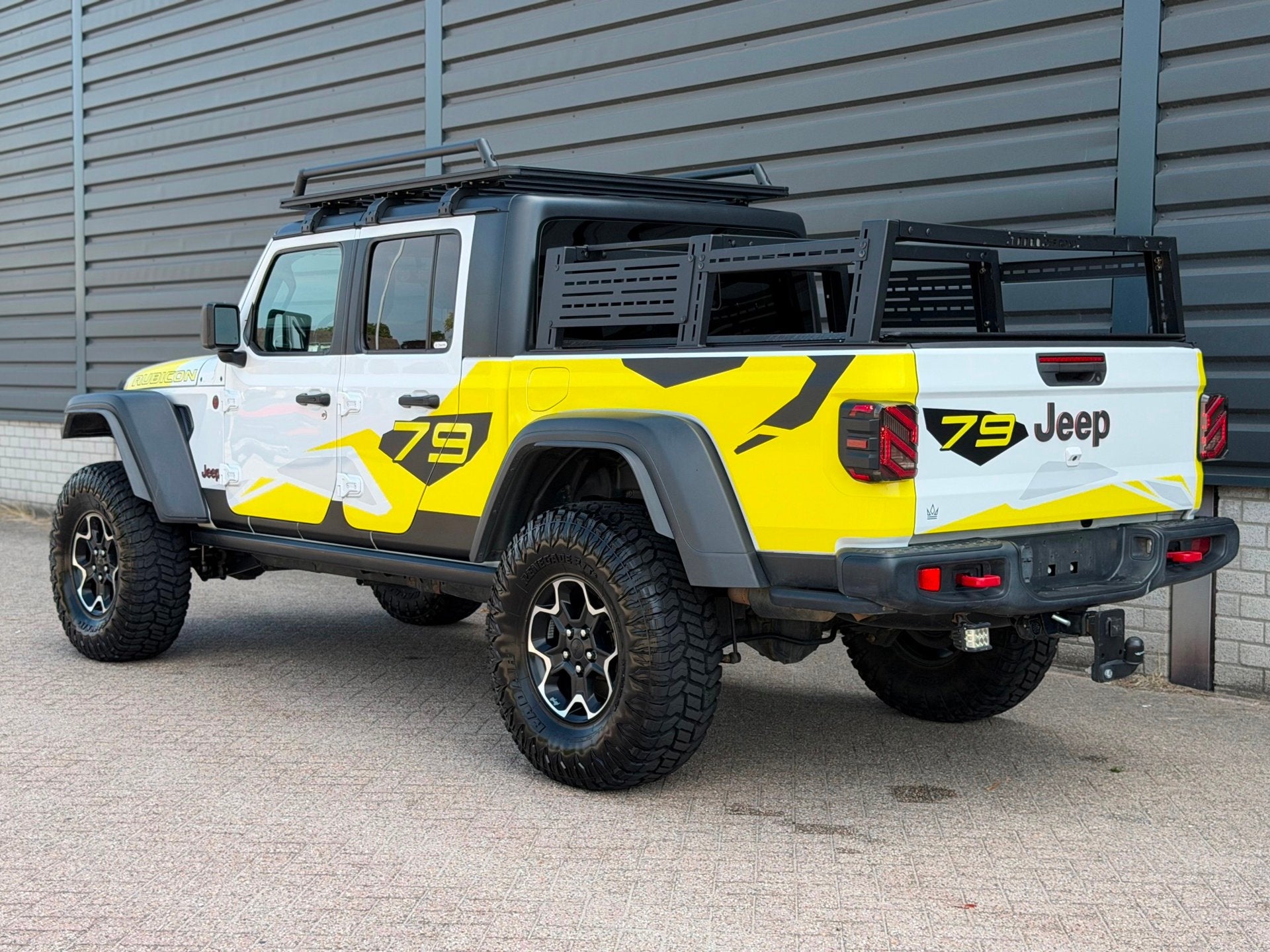 Jeep GLADIATOR TRAIL RATED RUBICON OFFROAD 3.6 V6 GIJS KENTE, Auto's, Gebruikt, Wit, Bedrijf, Vierwielaandrijving