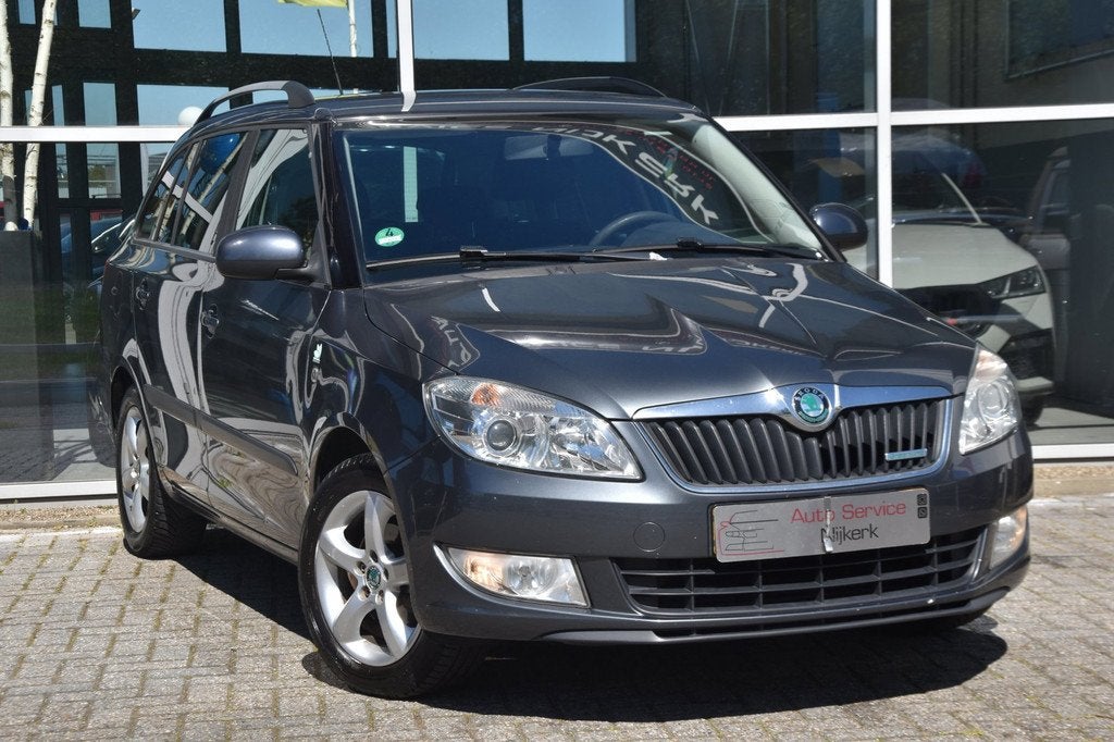 Skoda Fabia Combi 1.2 TDI Greenline | Airco | Cruise | Trekh, Auto's, Skoda, Voorwielaandrijving, Euro 5, Zwart, 1199 cc