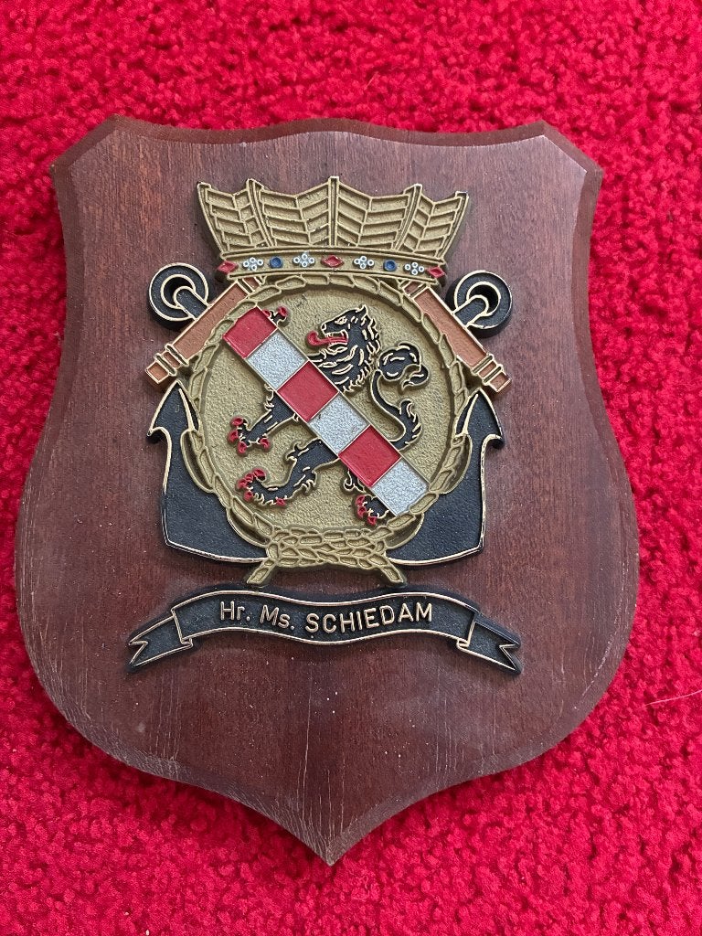 Wapenschild Hr.Ms. Schiedam, Ophalen, Marine, Nederland, Overige typen