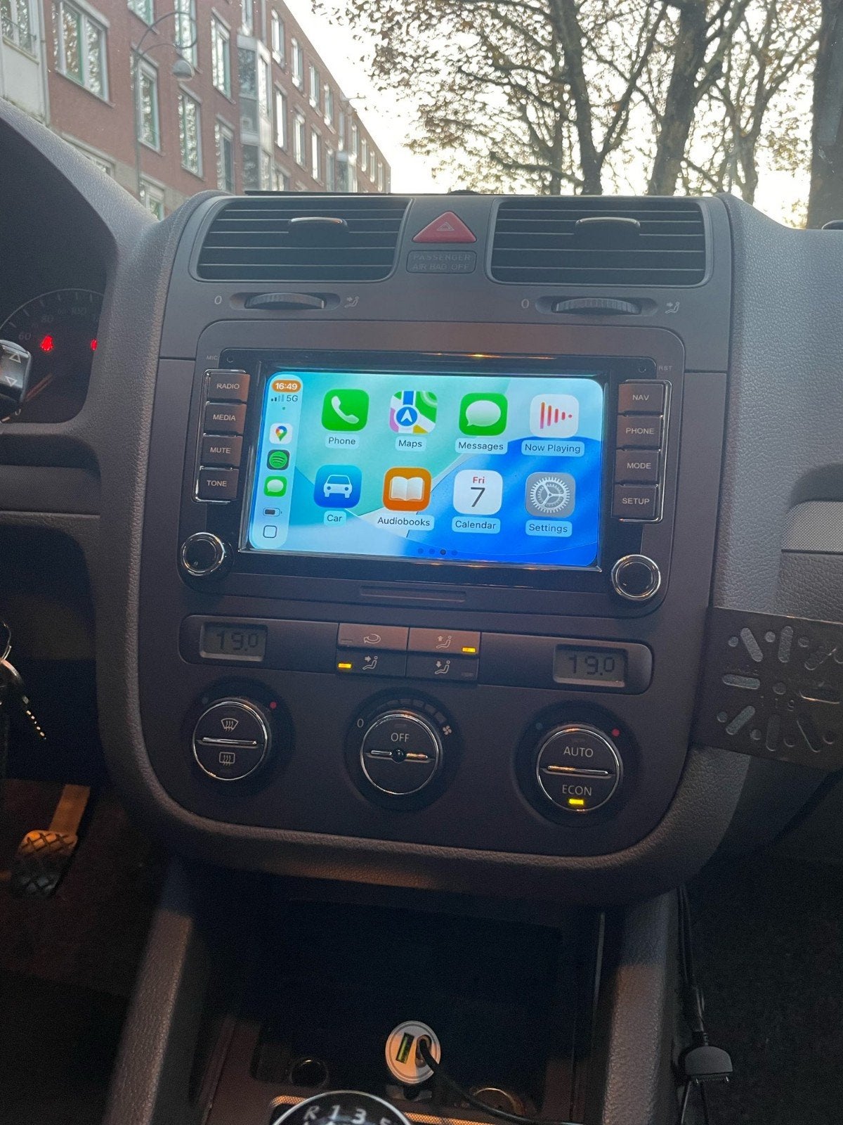 Op voorraad! VW Draadloze Carplay. Stuurknoppen werken, Auto diversen, Autoradio's, Ophalen