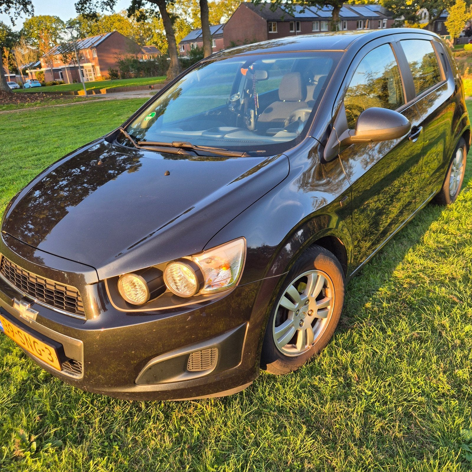 Chevrolet Aveo 1.2 5-DEURS 2011 Zwart, Voorwielaandrijving, 40 €/maand, Aveo, 4 cilinders