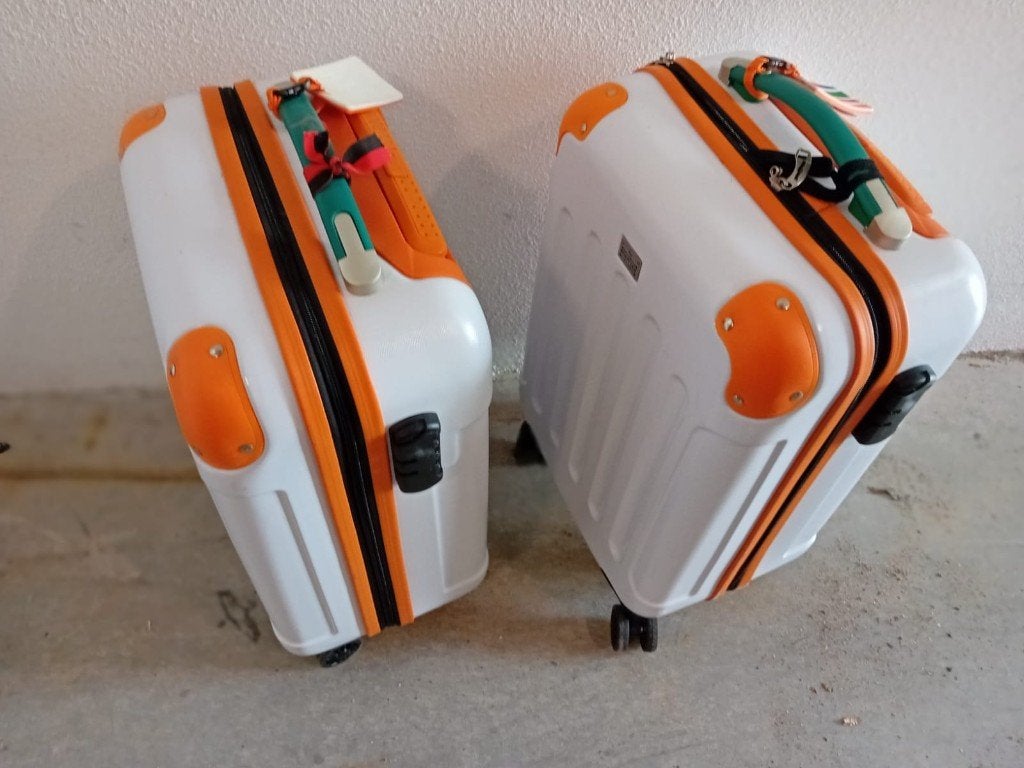 Koffers, Sieraden, Tassen en Uiterlijk, Koffers, 50 tot 60 cm, Hard kunststof, Zo goed als nieuw, Minder dan 35 cm