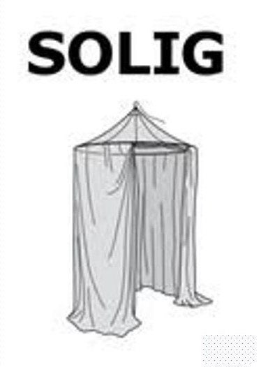 Solig klamboe of insectennet _ SLapen zonder muggen, Ophalen of Verzenden, Zo goed als nieuw