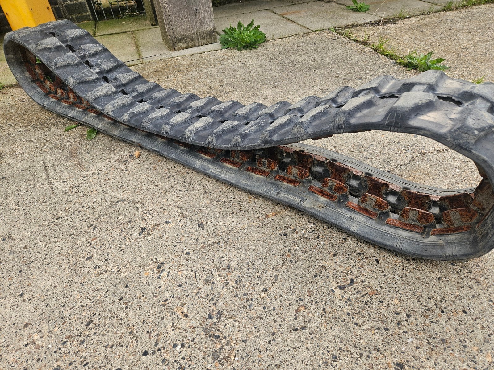rubs van een 1000 kilo kraan, Ophalen