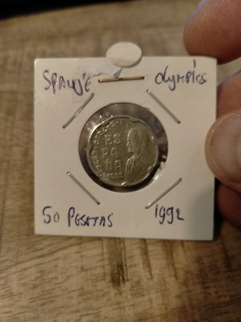 Spanje 50 Pesetas 1992 , Olympics, Verzenden, Overige landen, Losse munt