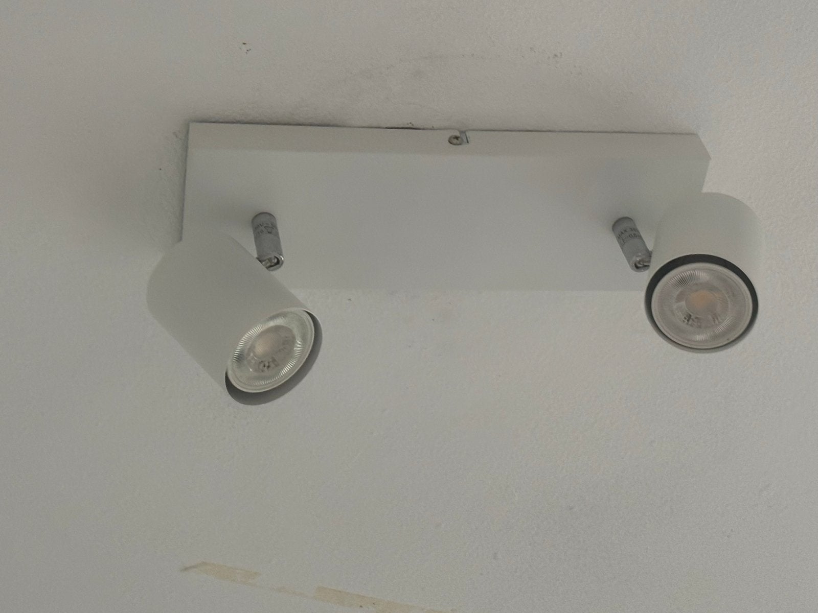 Gamma opbouw spotjes 5 stuks!, Ophalen, Verstelbaar, Plafondspot, Zo goed als nieuw