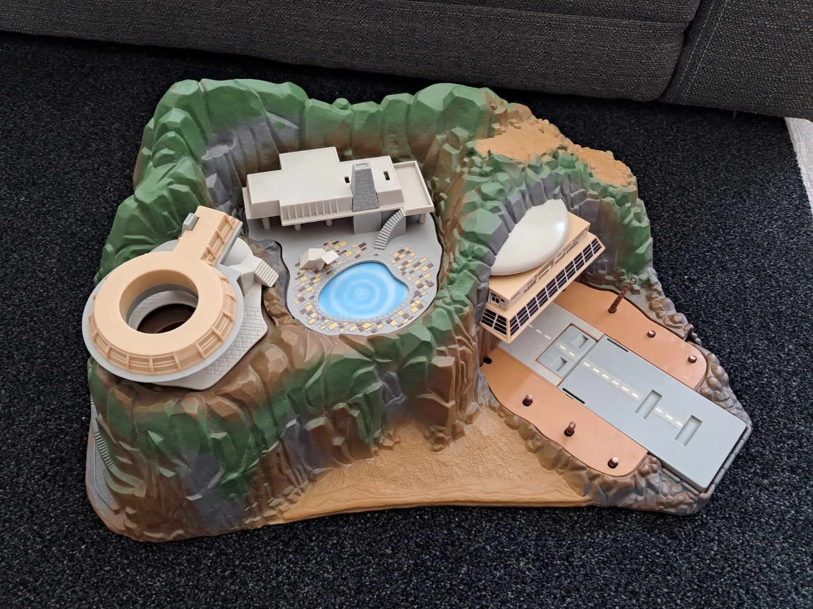 Vintage Thunderbirds Speelset - Eilandbasis, Ophalen of Verzenden, Gebruikt, Jongen of Meisje