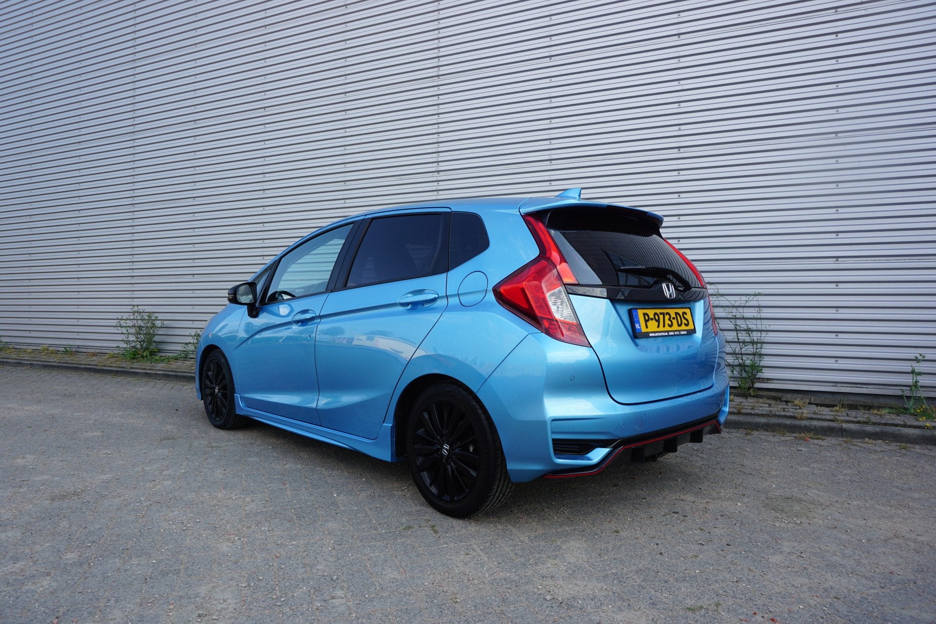 Honda Jazz 1.5 i-VTEC Dynamic Airco / Navi / Cruise / Stoelv, Auto's, Honda, Voorwielaandrijving, Euro 6, 4 cilinders, Blauw