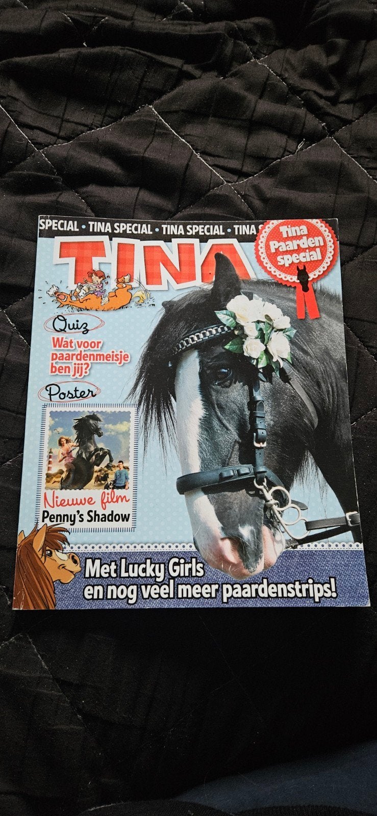 Tina Paarden Special - Quiz, Poster, Film & Strips, Ophalen of Verzenden, Gelezen, Damesbladen