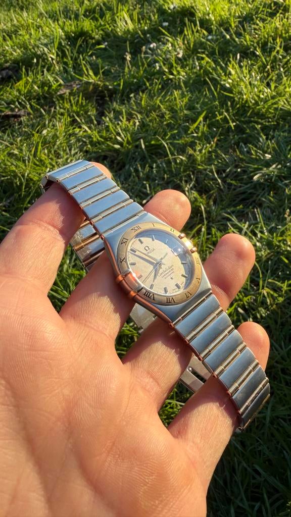 Omega Constellation Horloge Staal/14K Goud, Sieraden, Tassen en Uiterlijk, Horloges | Dames, Overige merken, Staal, Polshorloge