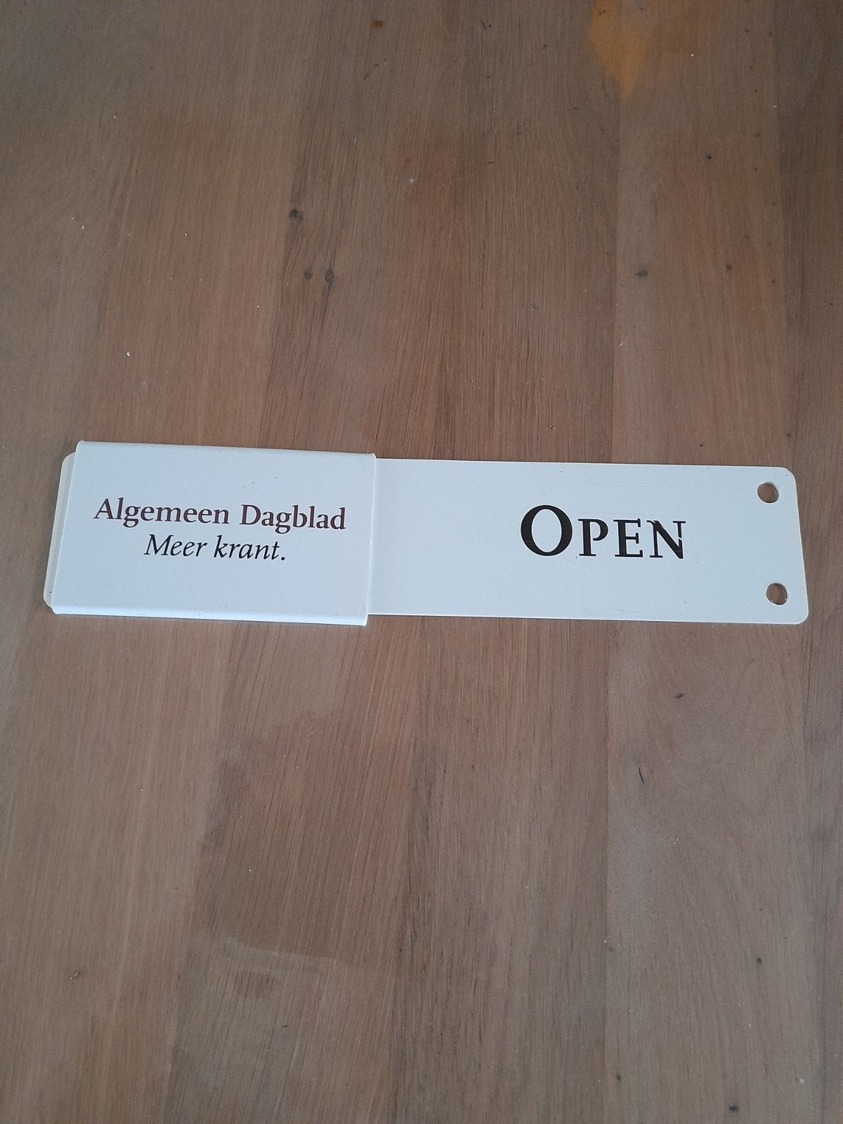 Winkeldeurbord Algemeen Dagblad, Verzamelen, Ophalen of Verzenden, Zo goed als nieuw