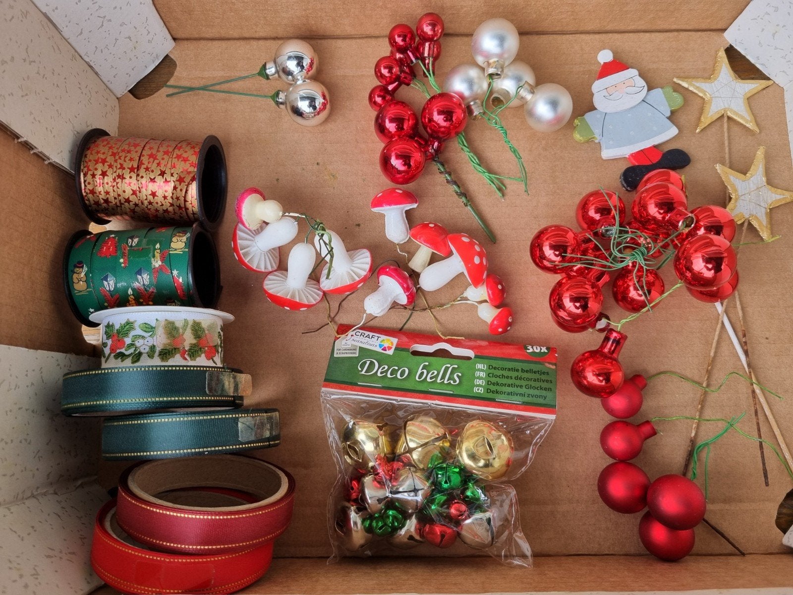 Knutselspullen kerst, Ophalen of Verzenden, Zo goed als nieuw, Kerstmis, Knutselwerk