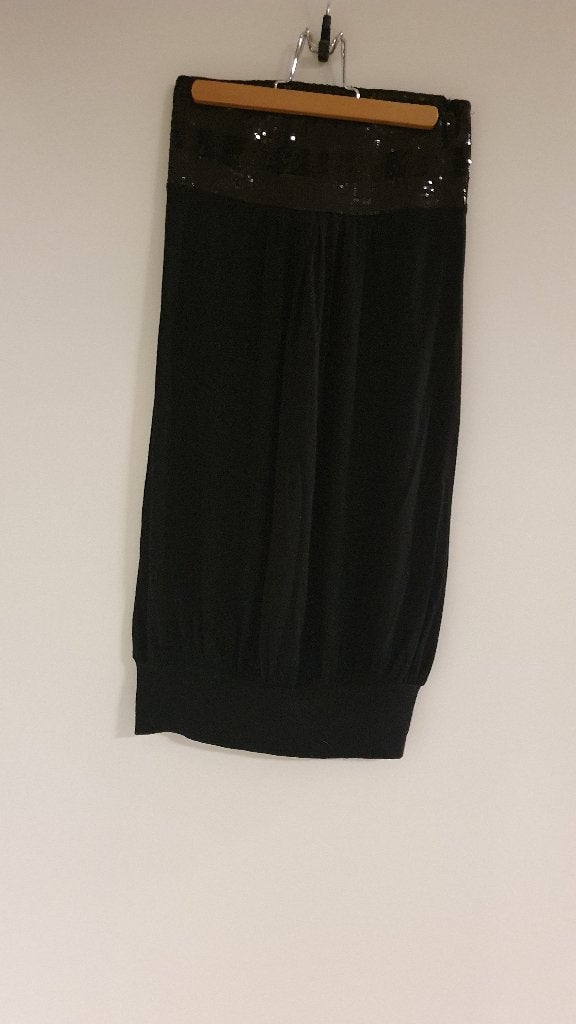 topje met glitters, Kleding | Dames, Tops, Zwart, Zo goed als nieuw, Zonder mouw, Ophalen