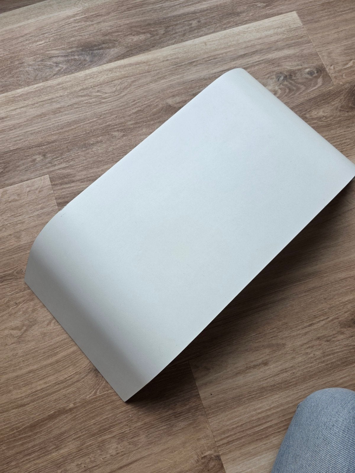 IKEA monitorstandaard wit, Ophalen, Hout, Gebruikt, Modern