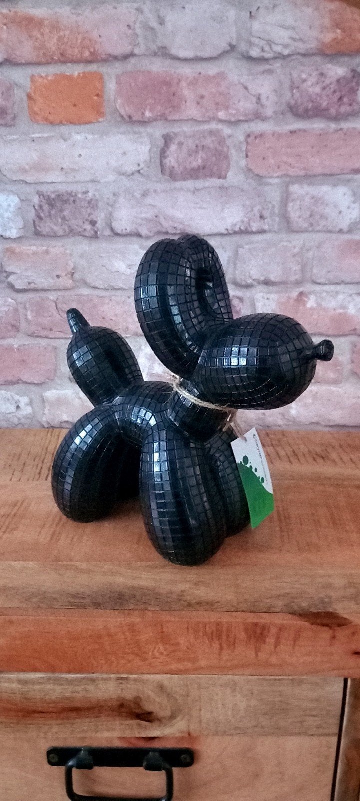 Evergreen:Grote 26cm Zwarte Ballonhond Beeld♥️NIEUW♥️, Ophalen of Verzenden, Nieuw, Dier