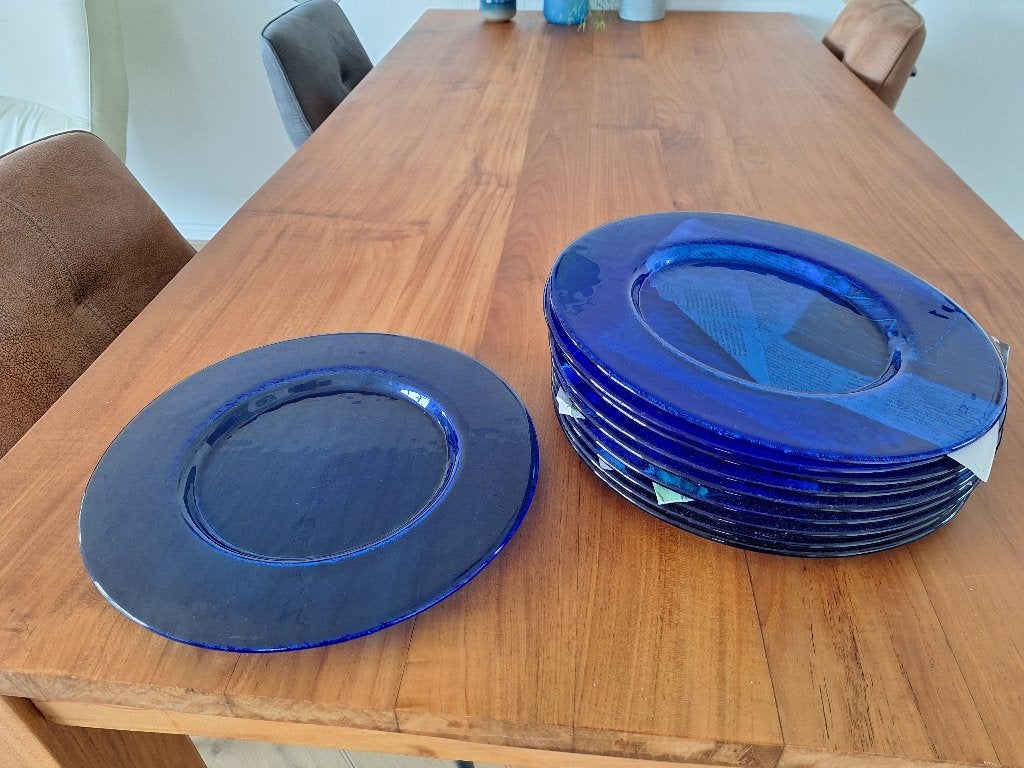 glazen onderborden (10), Ophalen