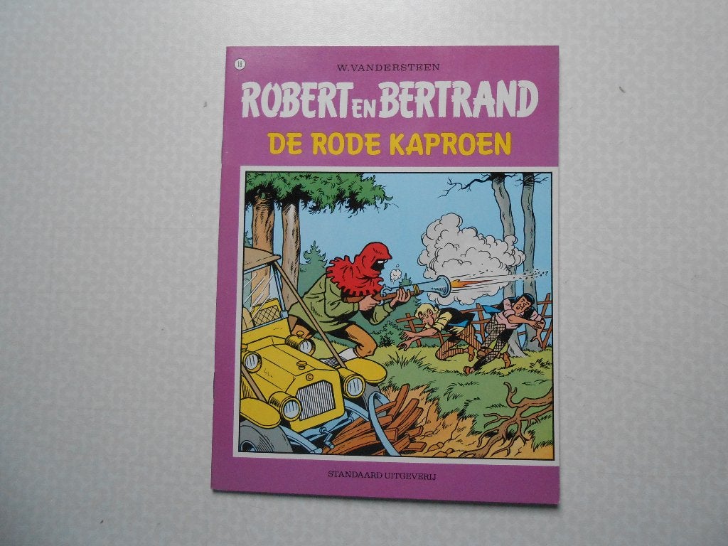 Robert en Bertrand 18 De Rode Kaproen 1977 ste druk., Boeken, Willy Vandersteen, Eén stripboek, Nieuw, Ophalen of Verzenden