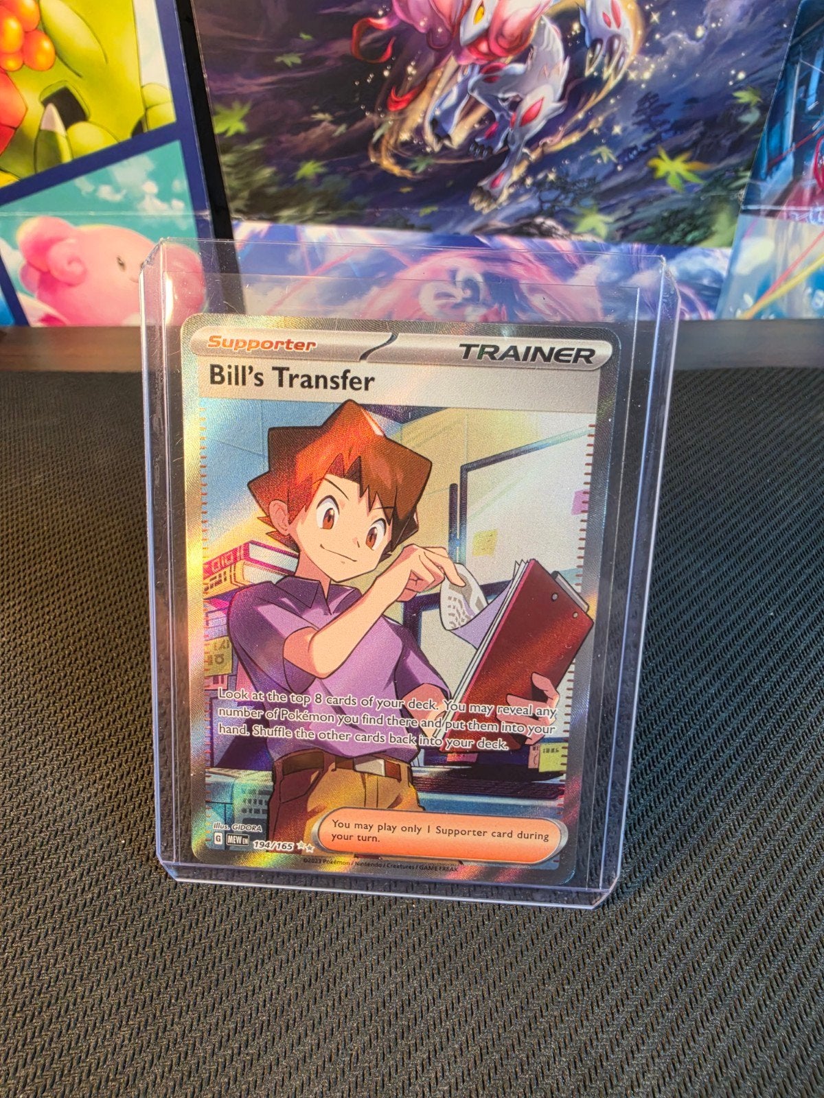 Bill’s Transfer 194/165 – Ultra Rare Full Art uit Pokémon, Ophalen of Verzenden, Zo goed als nieuw