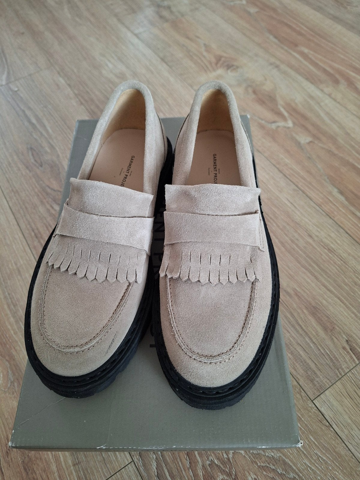 Garment Project loafers taupe mt 39, Overige kleuren, Instappers, Ophalen of Verzenden, Zo goed als nieuw