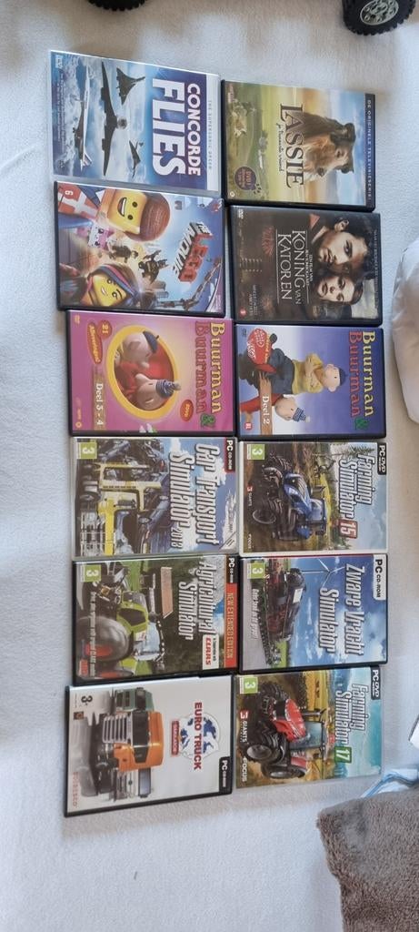 Diverse PC Games en DVD's - Simulatie, Kids & Meer, Ophalen, Gebruikt