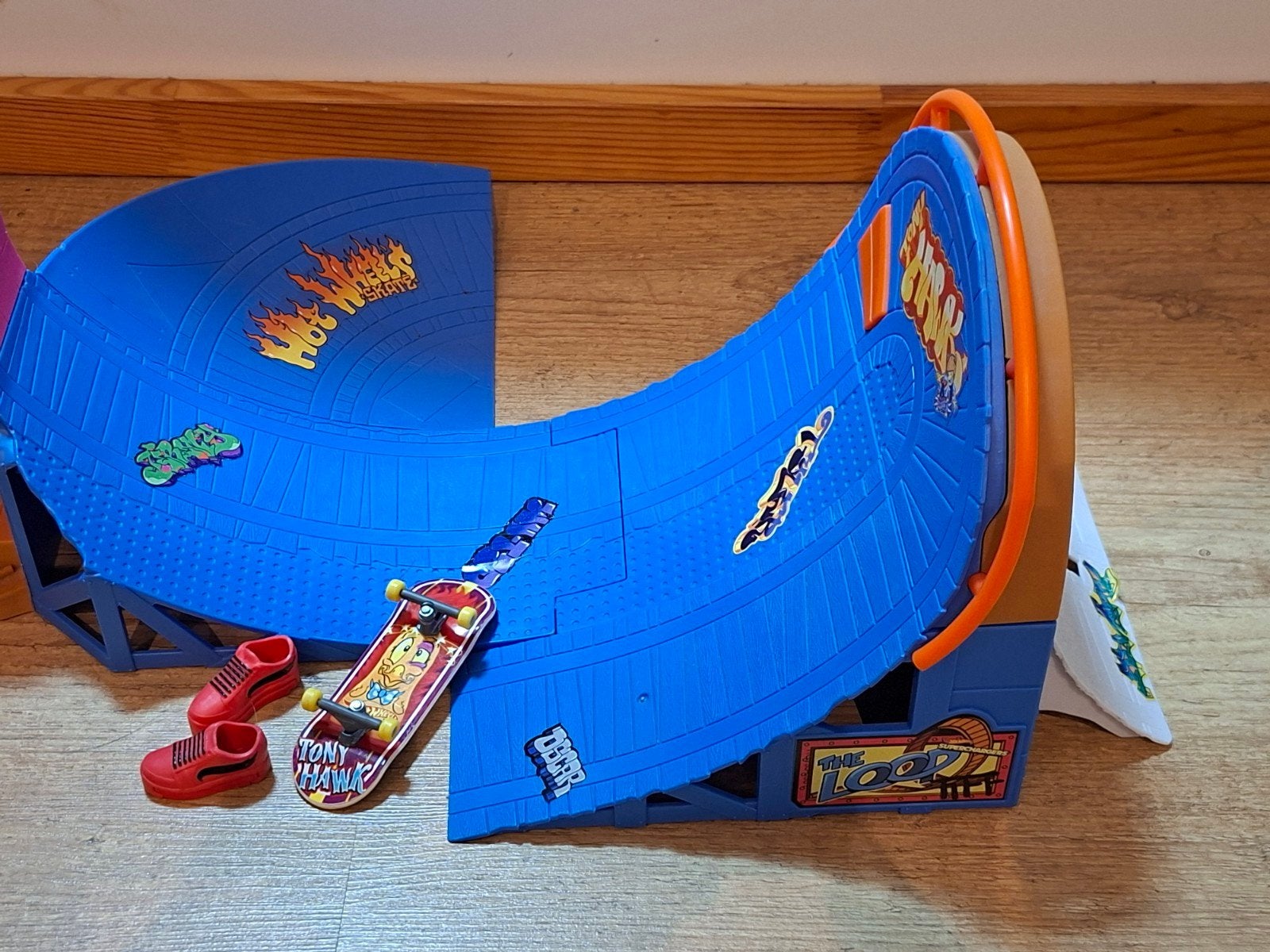Hot Wheels Skate Pretpark Skate Set, Ophalen of Verzenden, Zo goed als nieuw, Handmatig, Hot Wheels