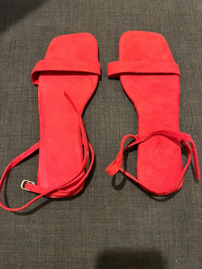 Sandalen 40, Nieuw, Rood, Sandalen of Muiltjes, Ophalen of Verzenden