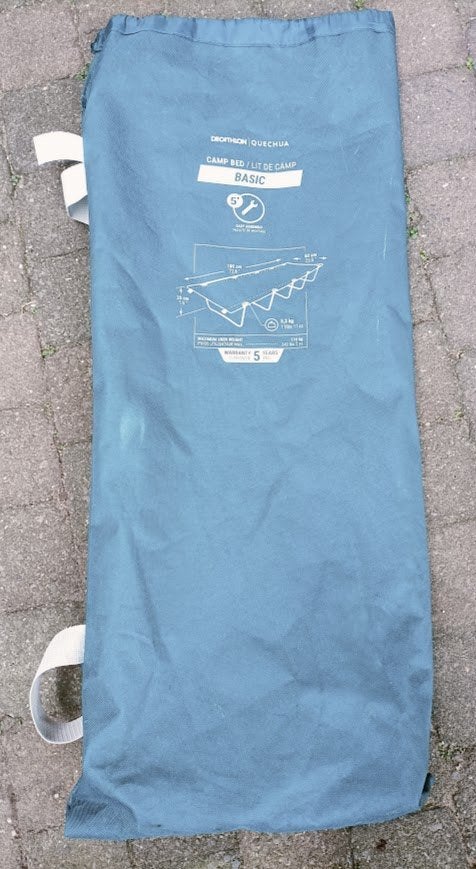 2x camp bed Basic Decathlon/Quechua, Ophalen, Gebruikt
