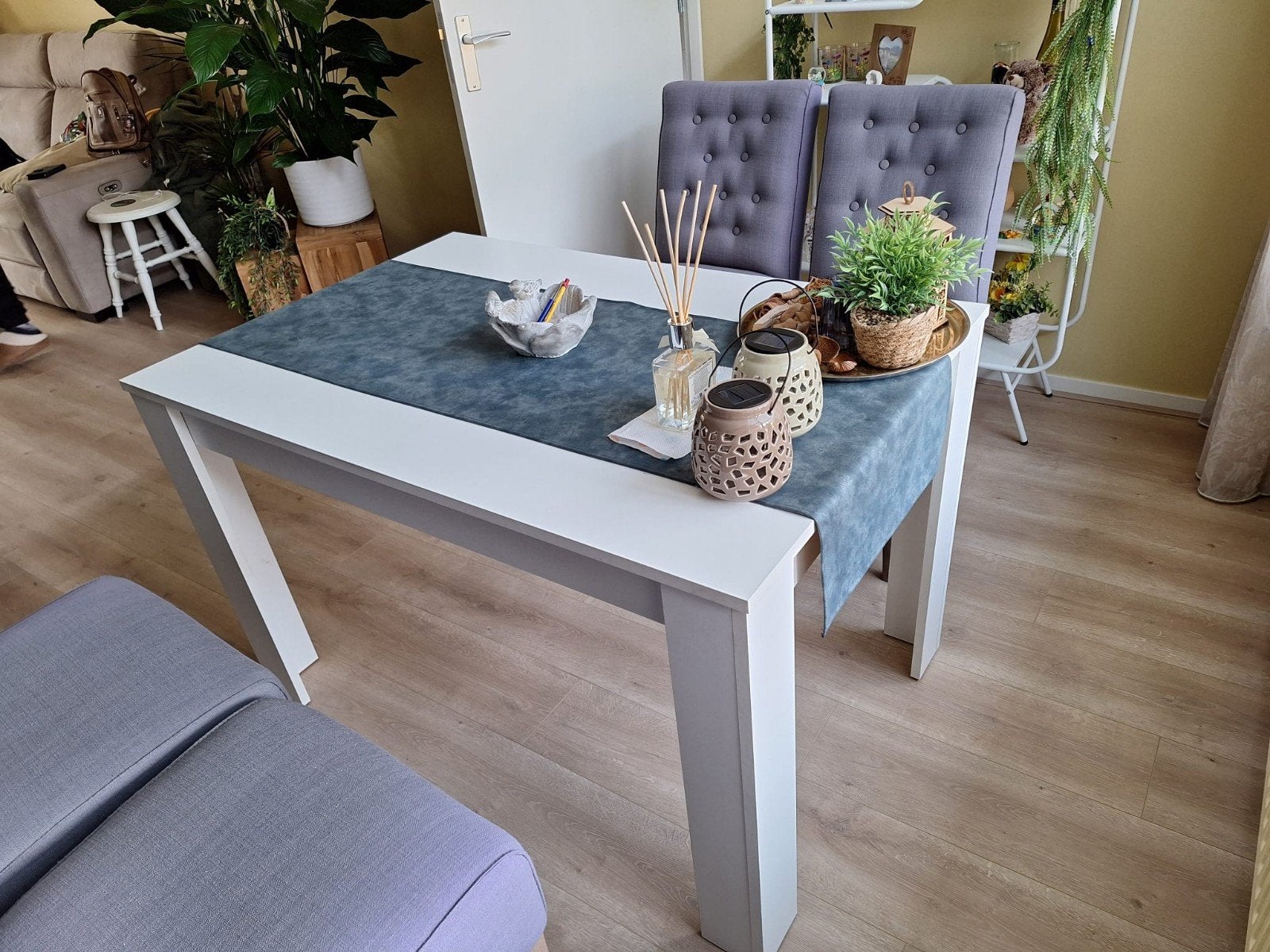 Eet tafel., Ophalen, Gebruikt, 100 tot 150 cm, 50 tot 100 cm