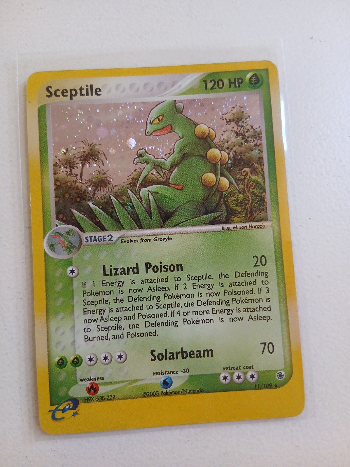Sceptile holo, Ophalen of Verzenden, Nieuw, Losse kaart, Foil