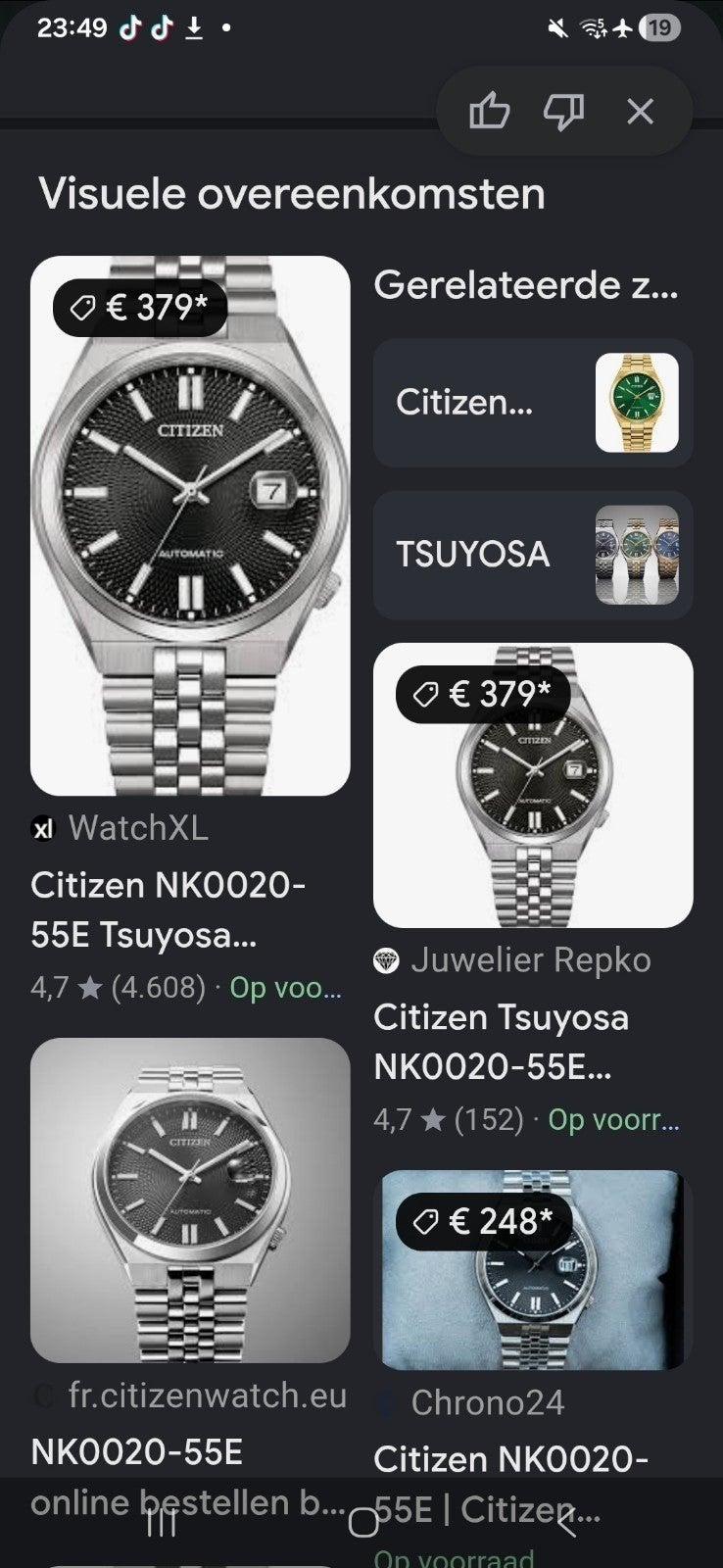 citizen automisch horloge helemaal nieuw in doos, Ophalen of Verzenden, Zo goed als nieuw, Zilver, Jongen