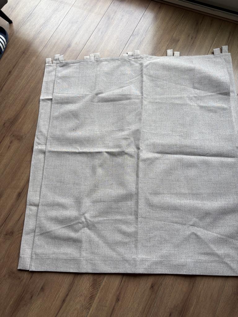 3x Zonverduisterende gordijnen met lussen 80x95 cm, Nieuw, 50 tot 100 cm, Ophalen of Verzenden, Minder dan 100 cm