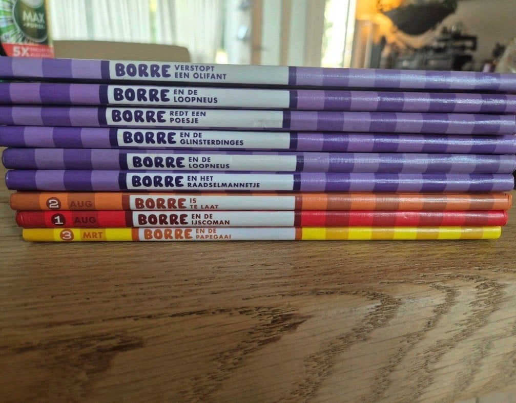 Borre boeken set - Diverse avonturen, Ophalen of Verzenden, Gelezen, Jeroen Schipper, Fictie algemeen