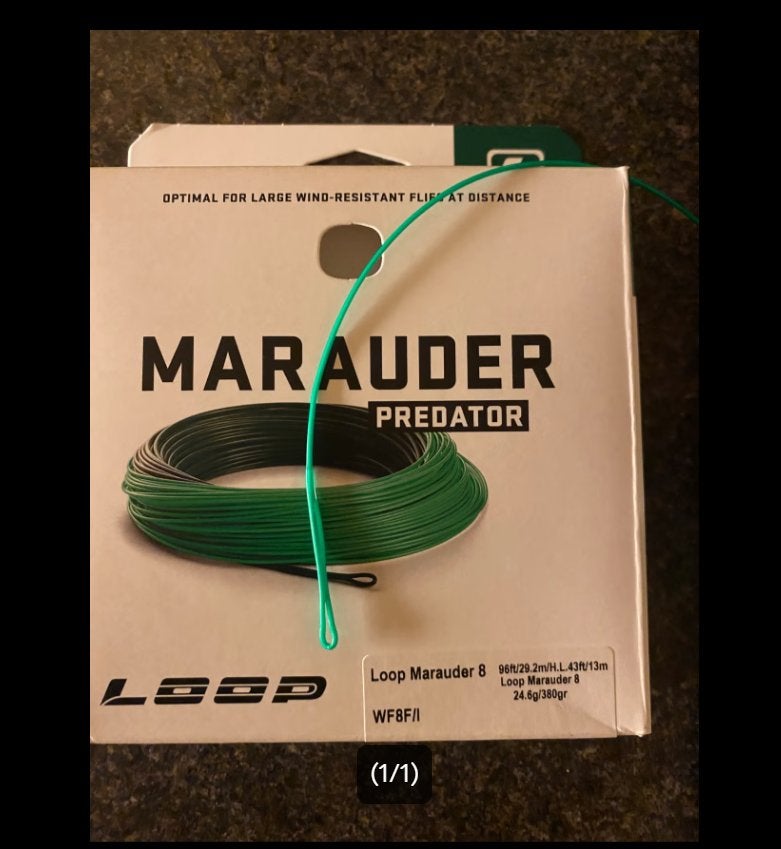 Te koop Loop marauder predator #8 F/I, Ophalen of Verzenden, Zo goed als nieuw, Vislijn