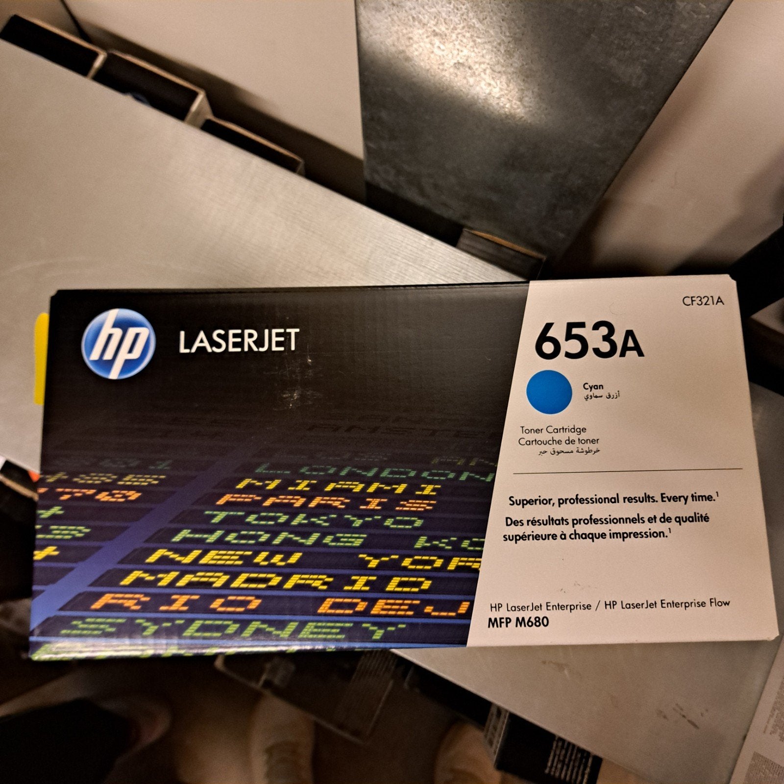 HP LaserJet 653A Cyan en ZwartToner Cartridge CF321A, Ophalen of Verzenden, Nieuw, Toner, HP