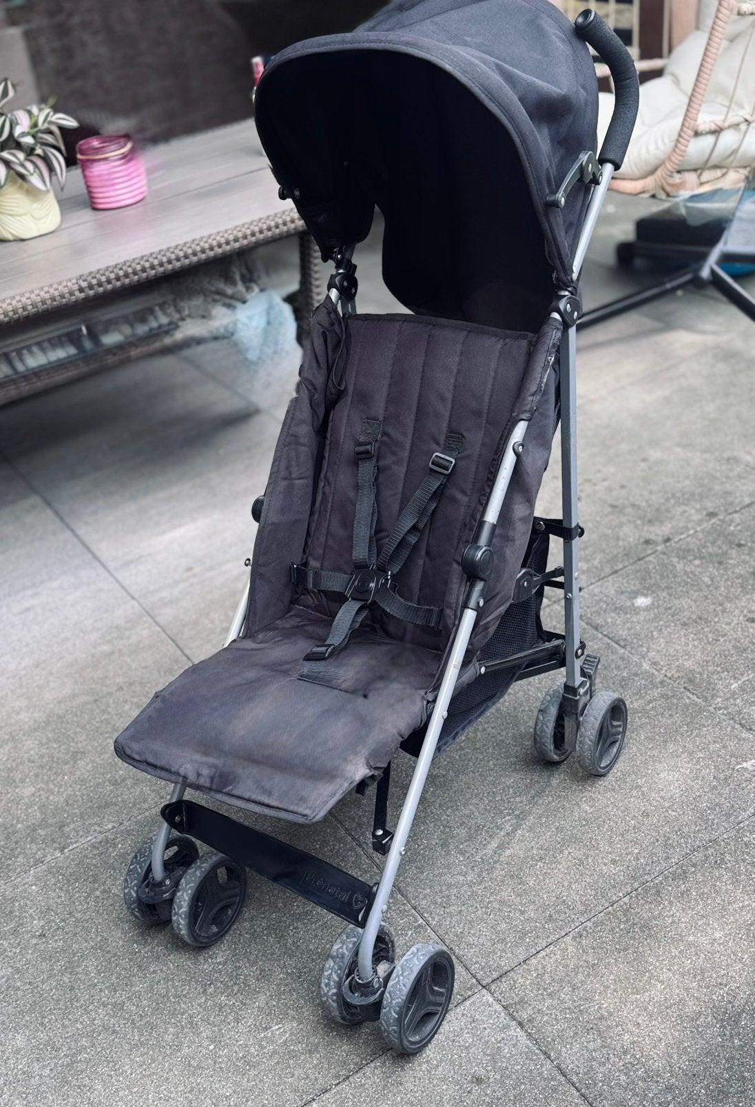 Buggy zwart, Ophalen, Gebruikt