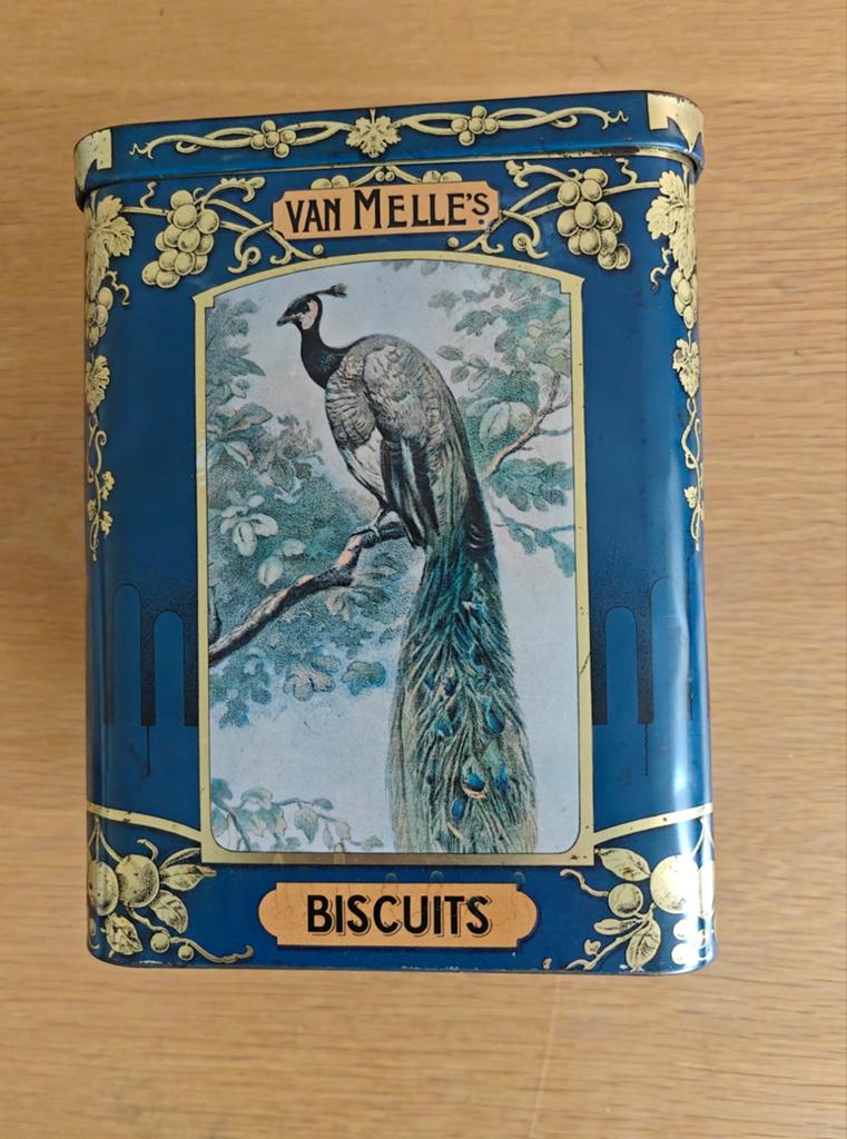 Biscuit blik van van Melle's, Ophalen of Verzenden, Gebruikt, Overige