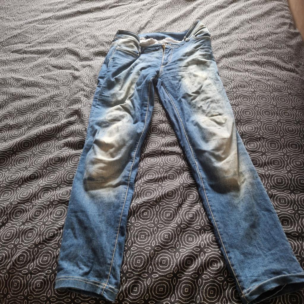 Motorbroek dames spijkerstof, Motoren, Kleding | Motorkleding, Ophalen of Verzenden, Tweedehands, Dames, Broek | textiel