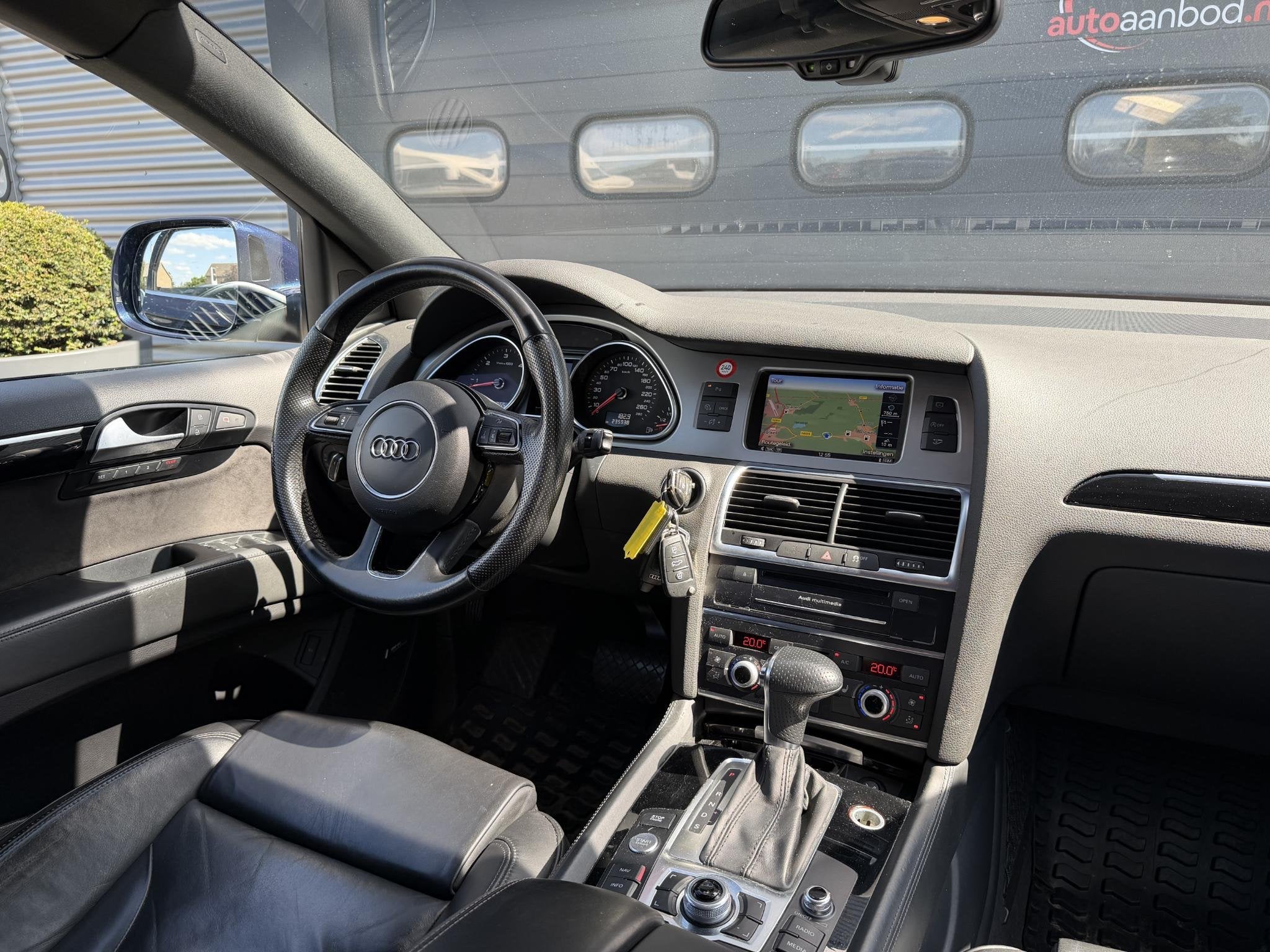 Audi Q7 3.0 TDI quattro Pro Line S 5+2 | Panoramadak | Camer, Auto's, Audi, Automaat, Euro 5, Zwart, Blauw