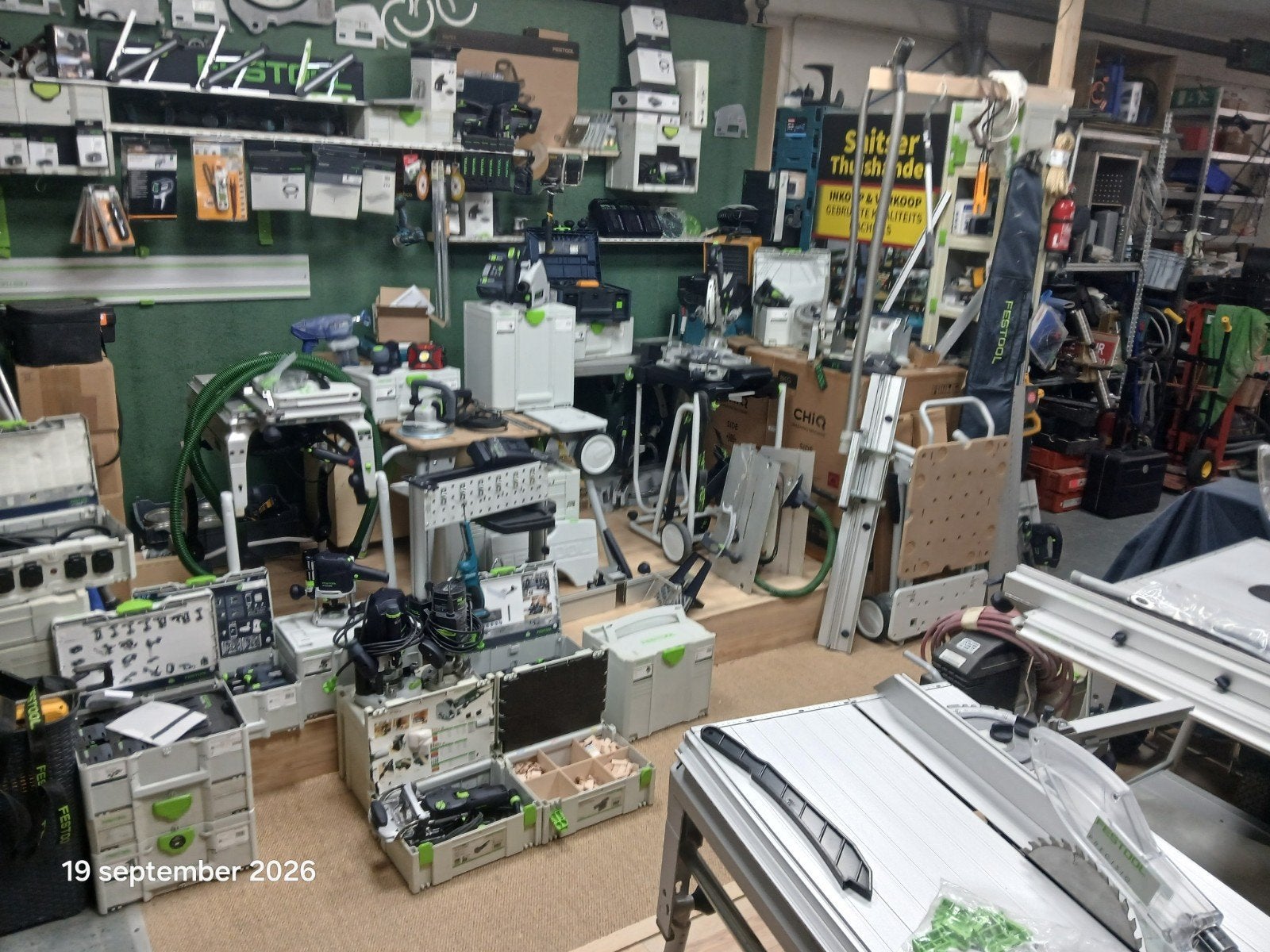 Festool Zaagtafel., Ophalen, Cirkelzaag, -, -