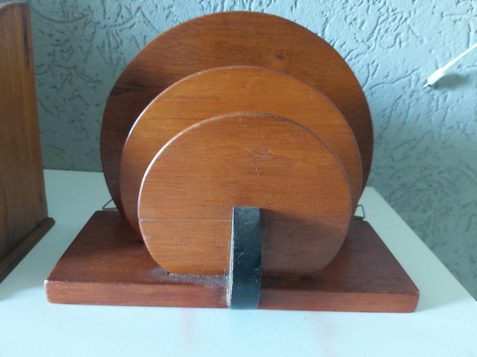 Art Deco brievenbak van hout, Antiek en Kunst, Ophalen of Verzenden