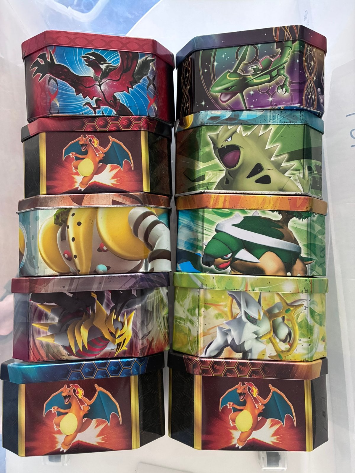 lege pokemon tins, Ophalen of Verzenden, Gebruikt, Overige typen