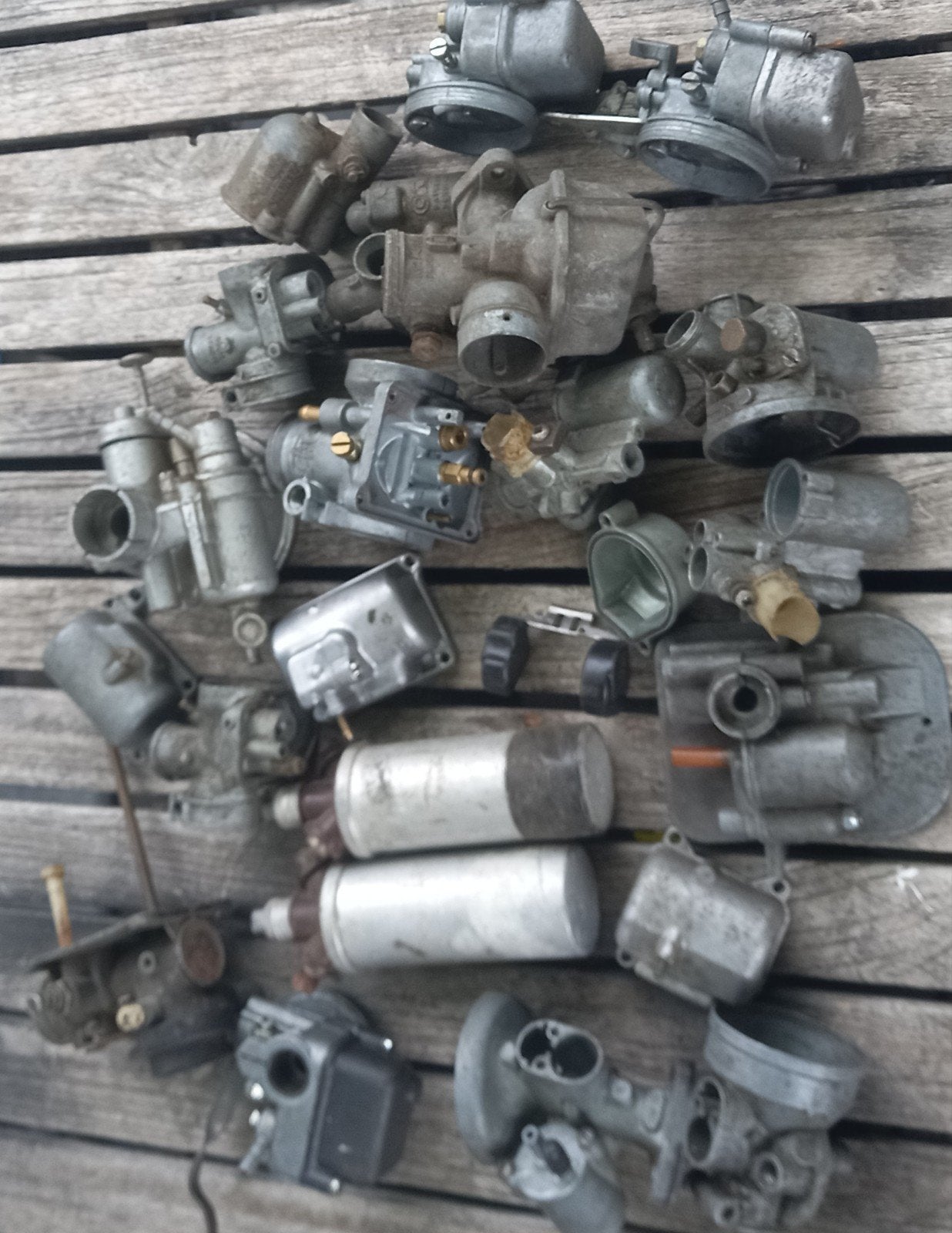 partij carburateurs onderdelen oldtimer bromfiets, Ophalen of Verzenden, Carburateur, Overige merken