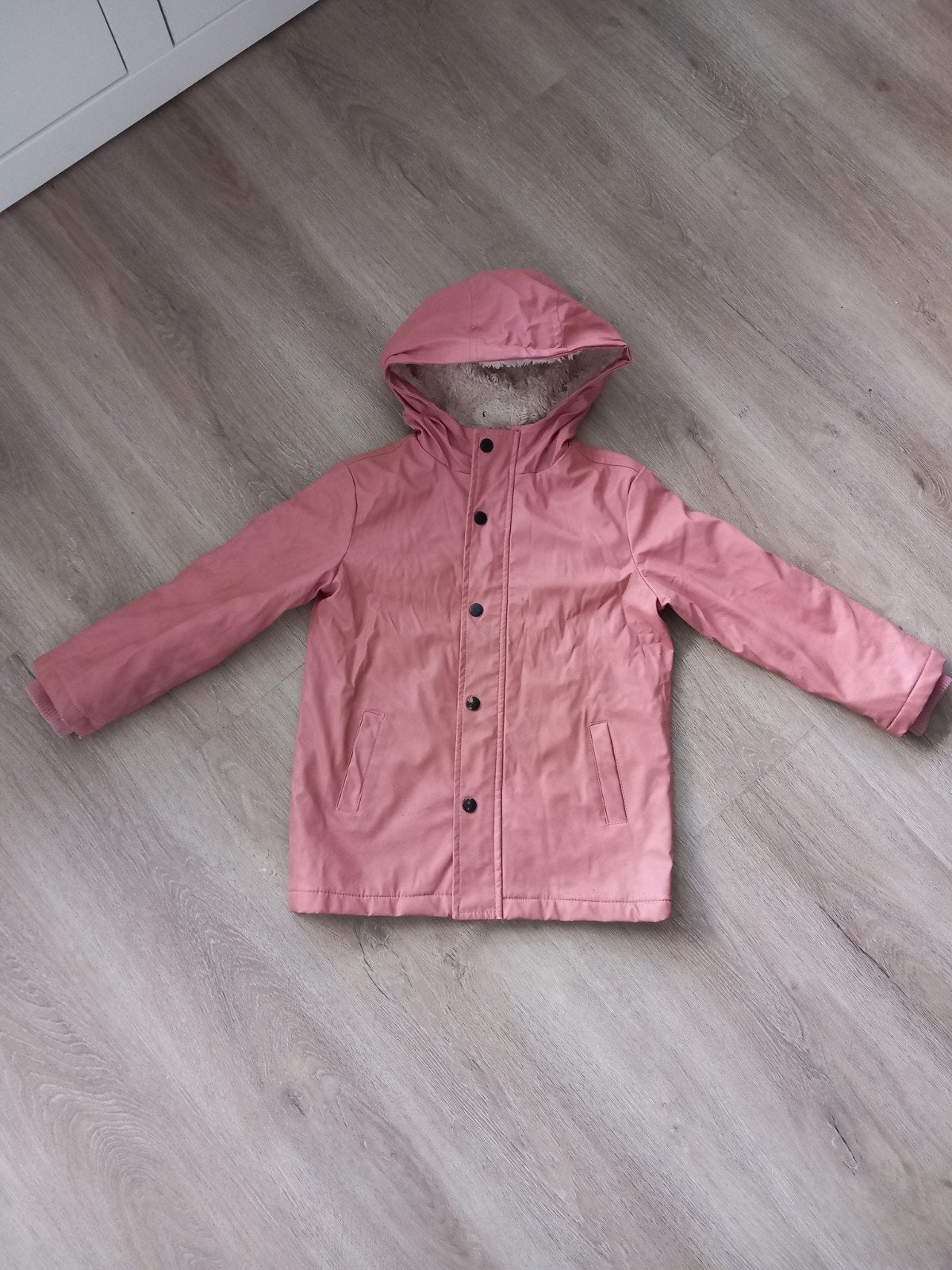 Roze Hema regenjas maat 110/116, Ophalen of Verzenden, Gebruikt, Hema, Meisje